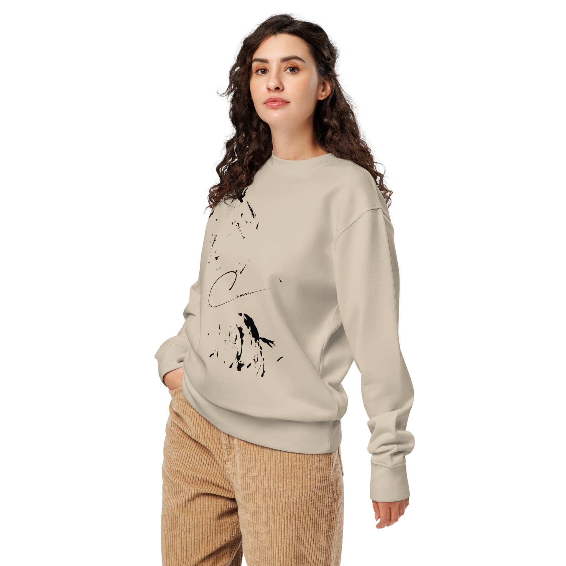 Silviero Unisex Organic Sweatshirt — Names Line